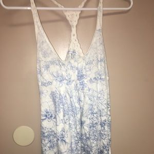 Floral, flowy tank